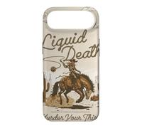 Liquid Death Western Cowboy Murder Your Thirst Water Coque pour iPhone Air