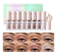 Liquid Eyeshadow Matte, Eyeshadow Set, High Pigmented with 8 Neutral Shades, Waterproof Formula Long Lasting, Eye Makeup for Girls, Women, Date, Party, Halloween and Beauty Looks