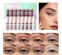 Liquid Eyeshadow, Matte Set, High Pigment Waterproof Formula, Long Lasting Smudgeproof Texture, Lightweight Blendable Finish, Eye Makeup Kit for Girls Women Party Date Festival Halloween Look