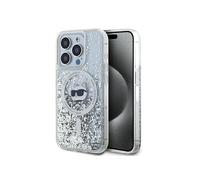 Liquid Glitter Choupette Head MagSafe - Coque iPhone 14 Pro Max (Transparent)
