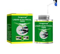 Liquid Rubber,Liquid Rubber Black,Liquid Insulation Tape,Liquid Rubber,Liquid Insulation Tape,Waterproof Sealant,for Repairing Electrical Data Cable (white)