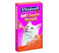 Vitakraft – Snack crémeux pour chats Liquid Snack – Canard & bêta-glucanes – Sachets 6×15 g
