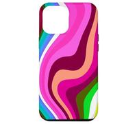 Liquid Swirl Retro 60s 70s Aesthetic Indie Hippie Funky Coque pour iPhone 12 Pro Max