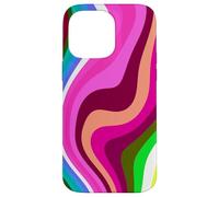 Liquid Swirl Retro 60s 70s Aesthetic Indie Hippie Funky Coque pour iPhone 14 Pro Max