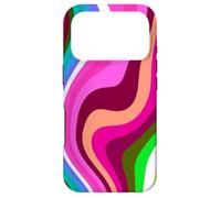Liquid Swirl Retro 60s 70s Aesthetic Indie Hippie Funky Coque pour iPhone 17 Pro