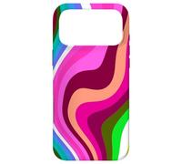 Liquid Swirl Retro 60s 70s Aesthetic Indie Hippie Funky Coque pour iPhone 17 Pro Max