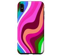 Liquid Swirl Retro 60s 70s Aesthetic Indie Hippie Funky Coque pour iPhone XS Max