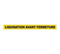 LIQUIDATION AVANT FERMETURE (120x10cm) - Sticker/autocollant G