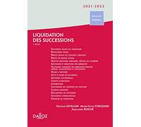 Liquidation des successions 2021/22. 5e éd.