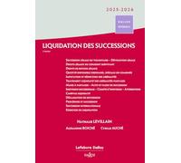 Liquidation des successions 2025/2026. 7e éd.