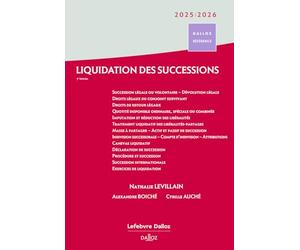 Liquidation des successions 2025/2026. 7e éd.