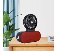 Liquidation ! Petit ventilateur solaire avec radio FM, système audio Bluetooth sans fil, compatible avec support mobile pour voiture.