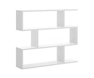 LIQUIDATODO ® - Étagère 3 espaces Moderne et Bon marché de 110 cm en Blanc Brillant