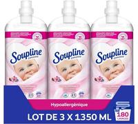 Liquide Adoucissant Concentré Hypoallergénique-Formule Active à Froid-92% d'Ingrédients d'Origine Naturelle-Lot de 3 x 1,35