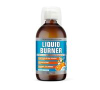 LIQUIDE BURNER, DRAINEUR 3 en 1 - Brûle Graisse, Contrôle du Poids, Destocke, Brûle les Graisses, Draine, Elimine - Flacon de 500ml - Saveur Orange - Eric Favre