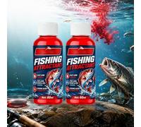 Liquide concentré pour appât de poisson, 100 ml de liquide concentré, formule de ver rouge à action rapide, appât puissant au parfum d'appât, appât pour poissons, appâts liquides pour truite, crapet