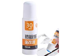 Liquide correcteur de papier | Liquide d'élimination de papier thermique en forme de stylo | Outil de suppression d'écriture à la main à séchage rapide 55 ml/30 ml pour jeunes, adolescents