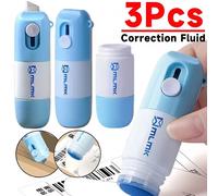 Liquide correcteur de papier thermique 2 en 1 avec couteau de déballage, papier thermique Durable, Protection des données d'identité, gomme fluide, ouvre-boîte Blue