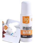 Liquide correcteur de papier thermique - En forme de stylo - Pour papier thermique - 55 ml ou 30 ml - Pour l'écriture manuscrite - Pour adolescents et adultes