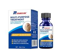 Liquide de champignon des ongles, champignon des ongles des orteils pour les pieds d'athlètes, ongle épais, cassé, décoloré et endommagé, restaure l'apparence naturelle des ongles - 30ml