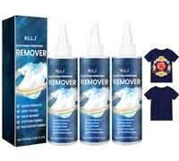 Liquide de Dissolvant à Encre DTF,3pcs Solutions D'Impression Textile,DTF Solution de Nettoyage l'encre,Solution de Nettoyage DTF,Kit de Nettoyage des DTF,pour Enlever les Impressions,100ml