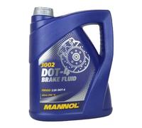 Mannol Liquide de frein DOT4 – SAE J1703 – 5,1 kg – pour Malaguti, Peugeot, Suzuki