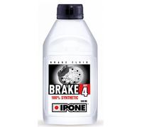 IPONE - Liquide de Frein et Embrayage Moto - Brake Dot 4 - 100% Synthétique - Point d’ébullition à sec 260°C - 500 ml