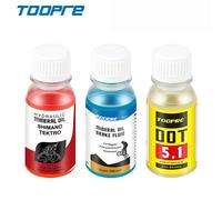 Liquide de frein hydraulique pour vélo TOOPRE 60 ml - Huile minérale et DOT 4/5.1, 3 formules pour SHIMANO/TEKTRO/SRAM/MAGURA, flacon pré-dosé TOOPRE-BF01-Y