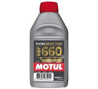 Liquide de frein Motul RBF 660 Pro Racing - 1/2L. 847205 / 101667 pour systèmes de freinage haute performance et conditions extrêmes