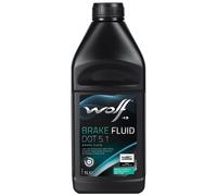 Liquide De Frein WOLF BRAKE FLUID 5038 DOT 5.1 1 Litre