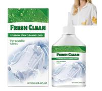 Liquide de nettoyage des taches têtu pour les vêtements, Gel d'élimination des taches de blanchisserie doux pour les vêtements blancs, Enlève les taches de sang de café de vin rouge d'huile (1)