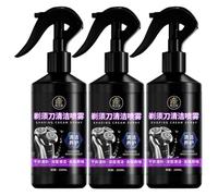 Liquide De Nettoyage For Rasoir 200 Ml, Spray Nettoyant, Compatible For Braun, Compatible For Philips, Compatible For Panasonic, Convient À 99% Des Rasoirs Et Tondeuses À Cheveux(3 PCS)
