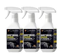 Liquide De Nettoyage For Rasoir 330 Ml, Spray Nettoyant, Compatible For Braun, Compatible For Philips, Compatible For Panasonic, Convient À 99% Des Rasoirs Et Tondeuses À Cheveux(3 PCS)