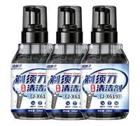 Liquide De Nettoyage For Rasoir 330 Ml, Spray Nettoyant, Compatible For Braun, Compatible For Philips, Compatible For Panasonic, Convient À 99% Des Rasoirs Et Tondeuses À Cheveux(3 pcs)