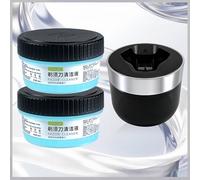 Liquide De Nettoyage For Rasoir, Base De Nettoyage For Nettoyeur Sans Fil. Compatible For Philips Rasoirs S9000, SP9870, 9871, 9873 Et 9830(2 pcs add Clean the base)