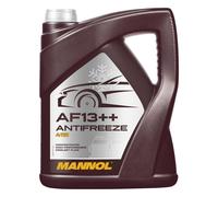 Liquide de Refroidissement Antigel G13+ Rot AF13++ Mannol 5 L -40°C VW Audi