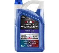 Holts HAFR0008B Liquide de Refroidissement antigel pour Voiture Mercedes et BMW, durée de Vie de 10 Ans, 480,000km Protection jusqu'à -37 °C, Bec verseur Inclus, Bleu, 5 litres