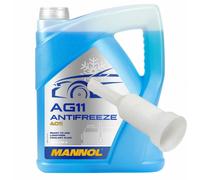 Liquide De Refroidissement Mannol Prêt À L’Emploi -40°C Bleu 5 L Avec Robinet