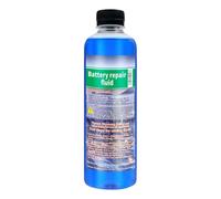 Liquide de réparation de batterie, solution de renouvellement de batterie 500 ml, liquide de récupération efficace pour batterie au plomb pour voiturettes de golf et moto (bleu anglais)