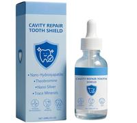 Liquide de réparation dentaire - Reminéralisation à la nano-HAp, protection contre les caries et renforcement de l'émail - Sans peroxyde, adapté aux dents sensibles, éclaircissement (1Pièce)