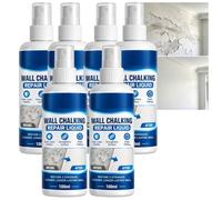 Liquide de réparation et durcisseur pour murs farinants - Solution à séchage rapide pour murs poussiéreux, écaillés ou farinants - Fixation en profondeur et imperméabilisation (6pcs)