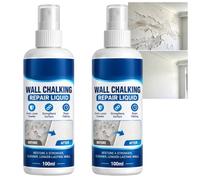 Liquide de réparation et durcisseur pour murs farinants - Solution à séchage rapide pour murs poussiéreux, écaillés ou farinants - Fixation en profondeur et imperméabilisation (2pcs)