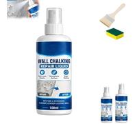 Liquide de réparation et durcisseur pour murs : fixe le farinage (100ML) | Séchage rapide, ponçable et recouvrable de peinture, pénétration en profondeur, application facile sur murs et plafonds
