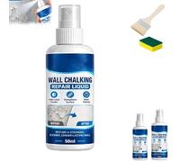 Liquide de réparation et durcisseur pour murs : fixe le farinage (50ML) | Séchage rapide, ponçable et recouvrable de peinture, pénétration en profondeur, application facile sur murs et plafonds
