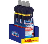 Liquide de Rinçage Brillance et Séchage- Produit Lave-Vaisselle - Jusqu'à 480 lavages - 2400ml en Lot de 3
