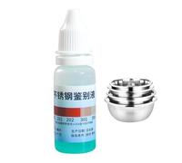 Liquide de test en acier inoxydable 304 | 12 ml Portable Universel Action Rapide | Solution D'Analyse Et Test Instantanée | Pour Vaisselle Articles Sanitaires Couverts Matériaux Construction Maison