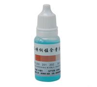 Liquide de test en acier inoxydable 304 12 ml, réactif d'identification rapide pour les qualités de manganèse et de nickel, pas de machine nécessaire, indicateur de changement de couleur pour
