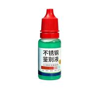 Liquide de test en acier inoxydable - Réactif pour analyse des métaux, 12 ml, détection à la qualité, acier, pour vaisselle, casseroles, couverts, ustensiles de maison, cuisine, atelier