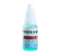 Liquide De Test En Acier Inoxydable - Solution De Réactif De Détection Rapide De 12 Ml, Kit Compte-gouttes D'analyse D'identification, Formule De Test De Rapide | Vérificateur De Matériel De