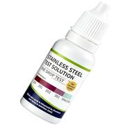 Liquide d'essai pour acier inoxydable, 10 ml, liquide rapide, compact, portable, solution d'essai pour acier inoxydable, , travail, , vaisselle, matériaux de construction